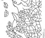 Coloriage Furet en jouant