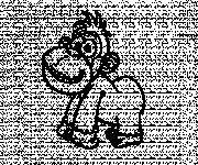 Coloriage et dessins gratuit Drôle de petit Gorille à imprimer