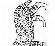 Coloriage Guépard chasseur