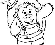 Coloriage H&eacute;risson dr&ocirc;le