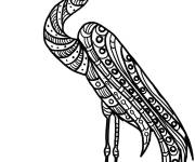 Coloriage H&eacute;ron anti-stress