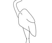 Coloriage et dessins gratuit H&eacute;ron facile dessin&eacute; par enfant à imprimer