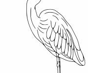 Coloriage H&eacute;ron simple