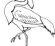 Coloriage H&eacute;ron style cartoon