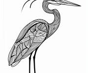 Coloriage H&eacute;ron zen