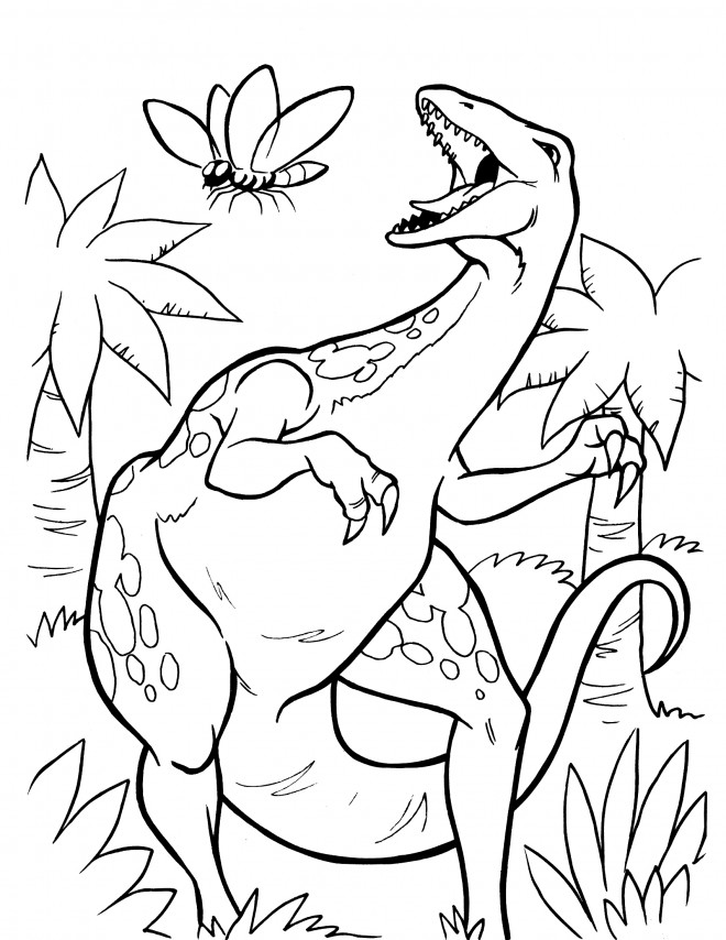 Coloriage Jurassic Park gratuit à imprimer liste 20 à 40