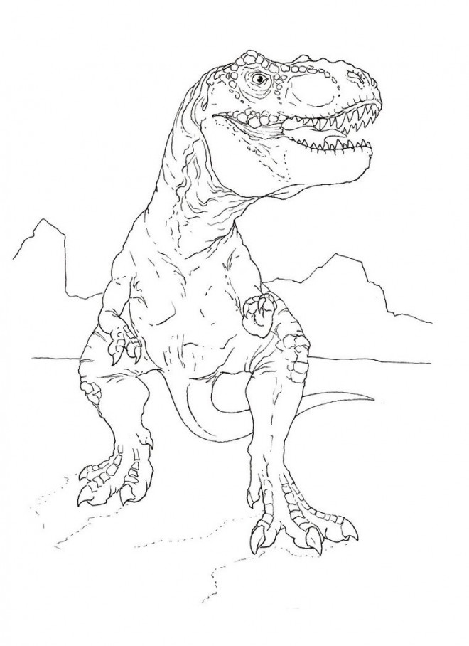 Coloriage et dessins gratuits Indominus Rex à imprimer