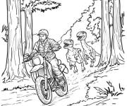 Coloriage A la recherche de pr&eacute;dateur