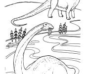 Coloriage Apatosaurus de Jurassic World