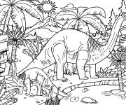 Coloriage Beaut&eacute; de Jurassic World