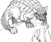 Coloriage Bipedal predator de Jurassic World