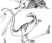 Coloriage Compsognathus de Jurassic World