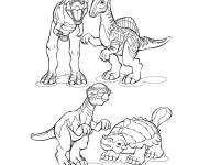 Coloriage Cr&eacute;atures de Jurassic World