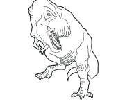 Coloriage Dinosaur facile de Jurassic World