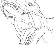Coloriage Dinosaure f&eacute;roce de Jurassic World