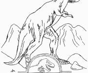 Coloriage Endroit jurassique