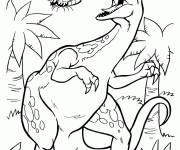 Coloriage Insectes et dinosaure de Jurassic World