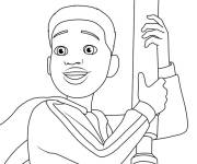 Coloriage Jeune personnage de Jurassic World