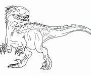 Coloriage et dessins gratuit Jurassic World Mosasaurus à imprimer