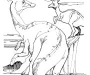 Coloriage Lambeosaurus Hadrosaures de Jurassic World