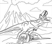 Coloriage Les touristes de Jurassic World ont a un probl&egrave;me