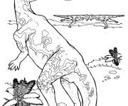 Coloriage Pachyc&eacute; phalosaure de Jurassic World