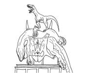 Coloriage et dessins gratuit Pr&eacute;dateur de Jurassic World pour les petits à imprimer