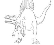 Coloriage Spinosaurus du monde jurassique