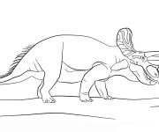 Coloriage Triceratops de Jurassic World