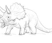 Coloriage Tric&eacute;ratops, dinosaure de Jurassic World