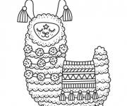 Coloriage Dr&ocirc;le du Lama