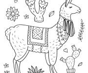 Coloriage El&eacute;ments de Lama