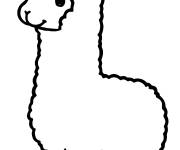 Coloriage Flamme Lama