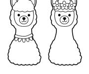 Coloriage Jouets Lamas