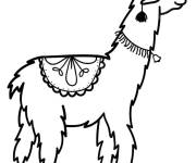Coloriage La joie de Lama
