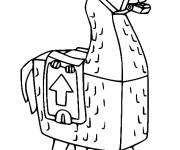 Coloriage Lama Fortnite