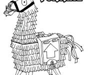 Coloriage Lama Fortnite &agrave; impri