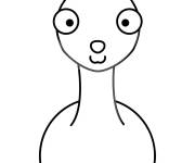 Coloriage Lama gratuit