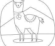 Coloriage Logo Lama