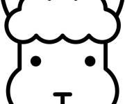 Coloriage et dessins gratuit Masque de Lama à imprimer
