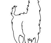 Coloriage Lama