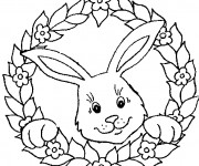 Coloriage Lapin à télécharger