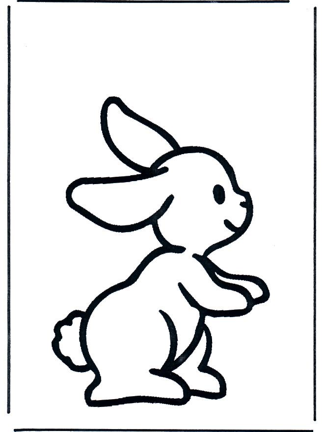 Coloriage Lapin Gratuit A Imprimer