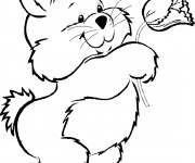 Coloriage Un gros Lapin