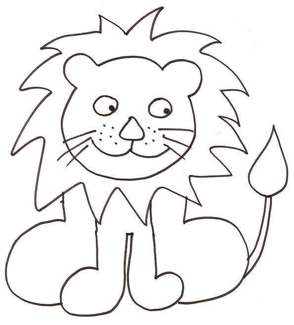 Coloriage et dessins gratuits Lion 12 à imprimer