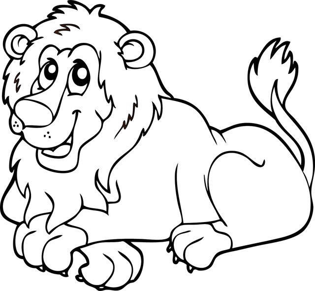 Coloriage et dessins gratuits Lion 21 à imprimer
