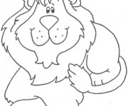 Coloriage Lion 35