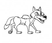 Coloriage et dessins gratuit Loup 10 à imprimer