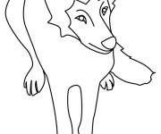 Coloriage Loup 25
