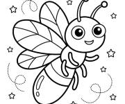 Coloriage Luciole adorable de cartoon